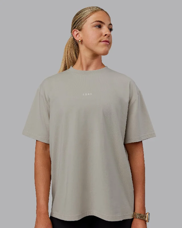 Go-To FLXCotton Oversized Tee - Shale Beige