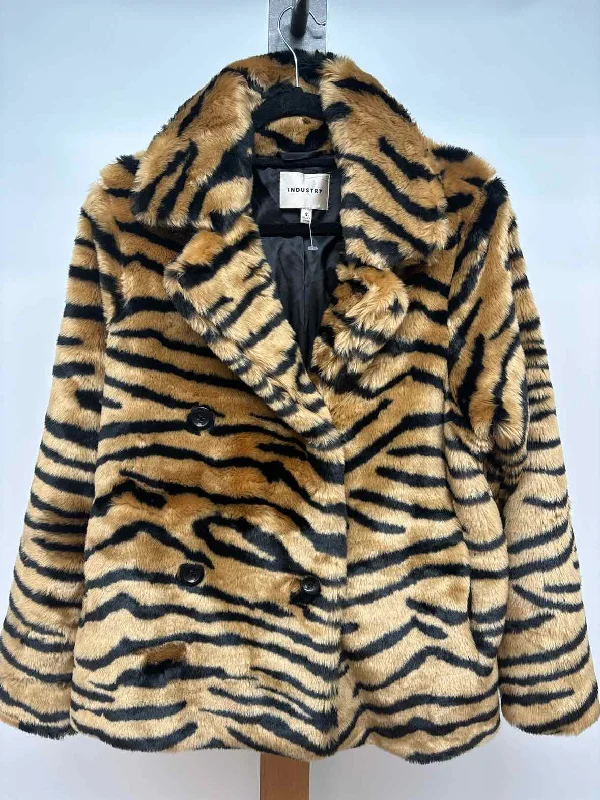 Industry Women's Size S Orange Tiger Jacket