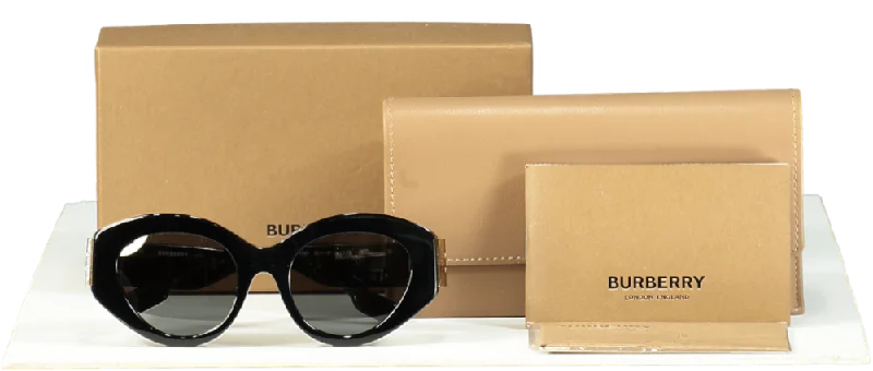 Burberry Black BE4361 Sophia cat-eye sunglasses in Case & Box