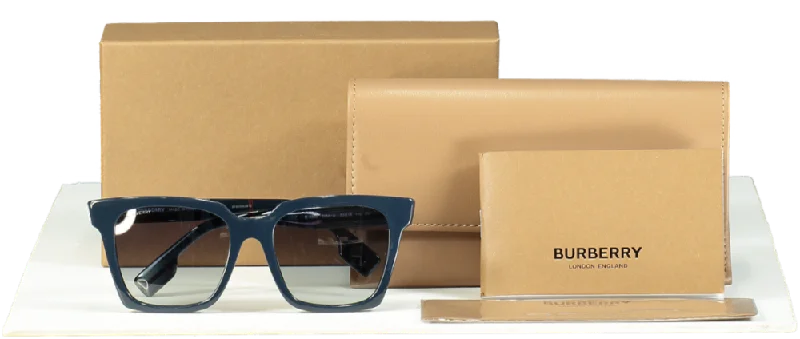 Burberry BE 4335 Maple 39884L Blue Sunglasses in Case & Box