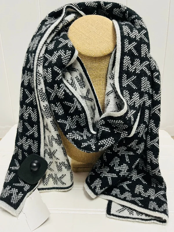 Scarf Winter By Michael By Michael Kors In Black & White