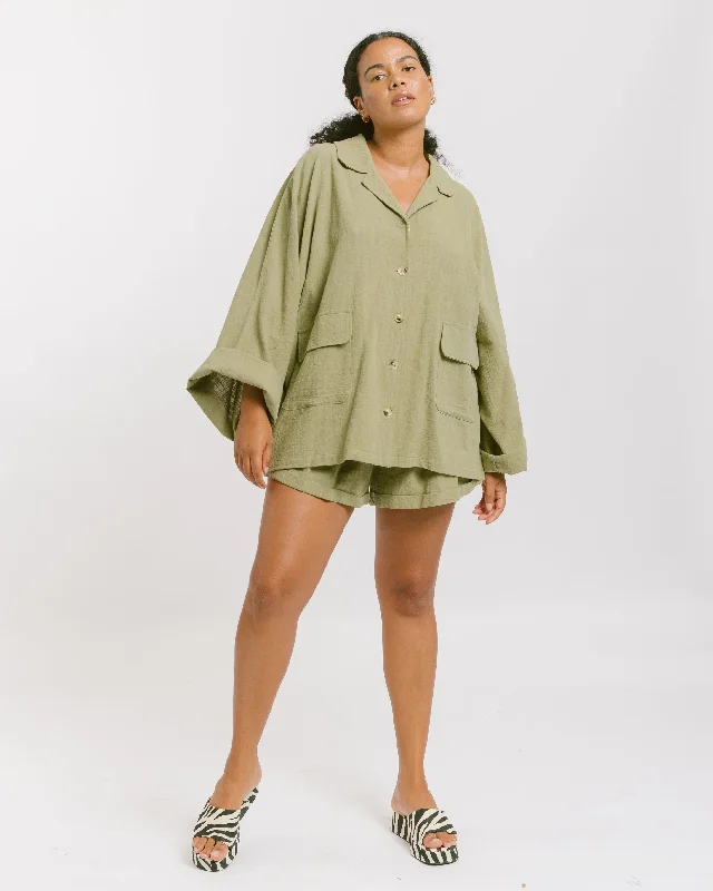 Women's Lounge Set | Olive | FINAL SALE